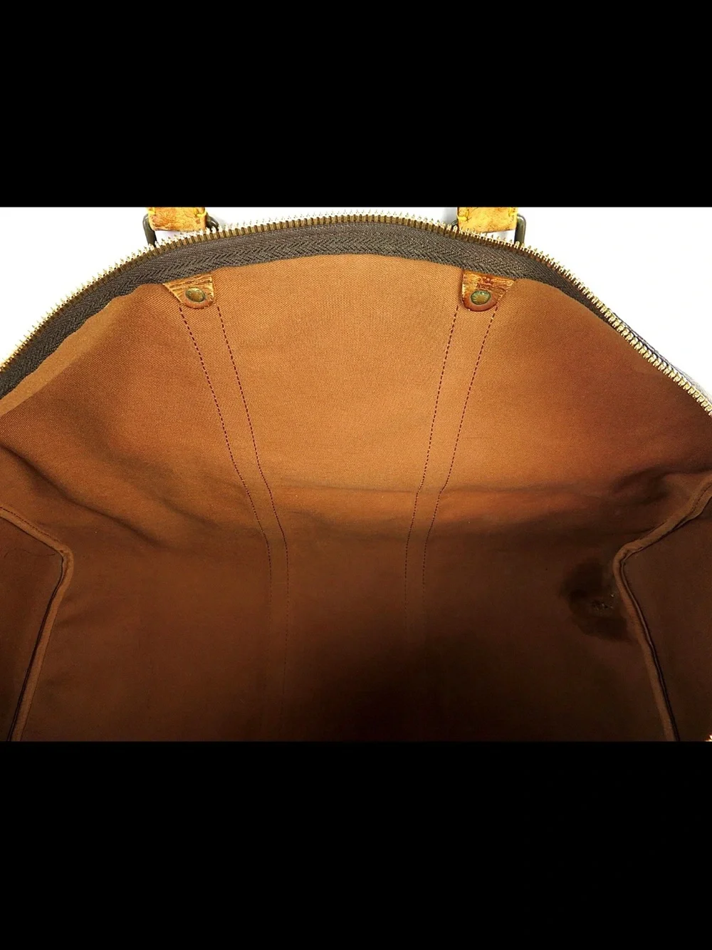 Louis Vuitton Monogram Canvas Duffel Bag in Brown and Tan